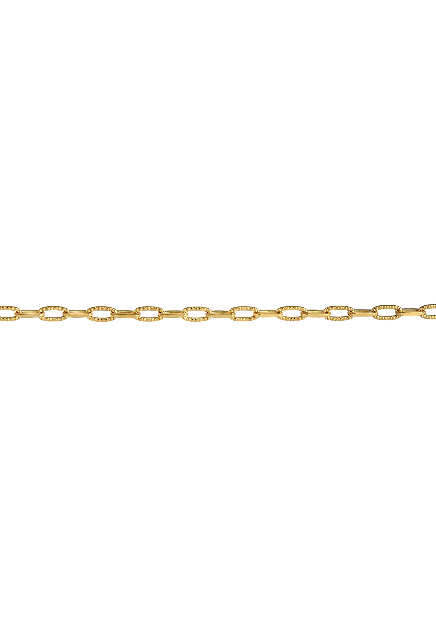 Elli Collier à maillons pour dames Oval Trend Filigree Basic en argent sterling 925