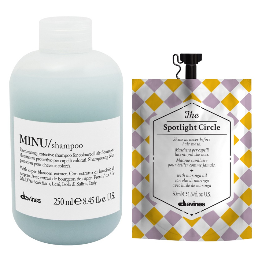 Davines Minu in Spotlight Circle