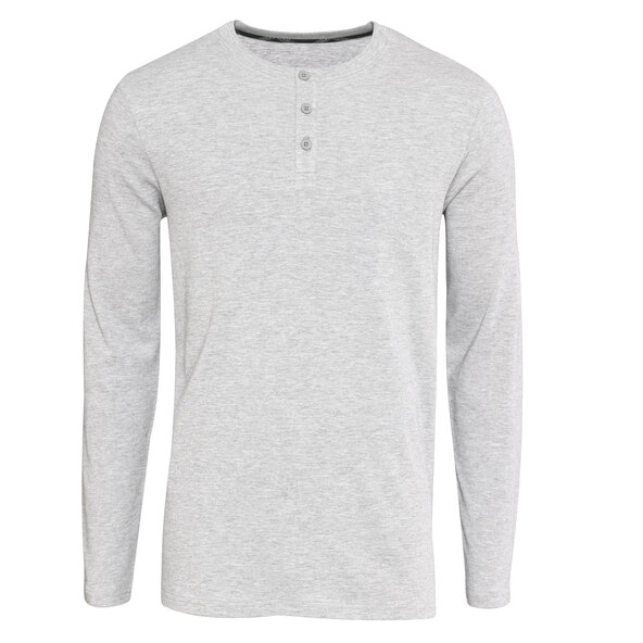 Herren Flanell Pyjama, grau