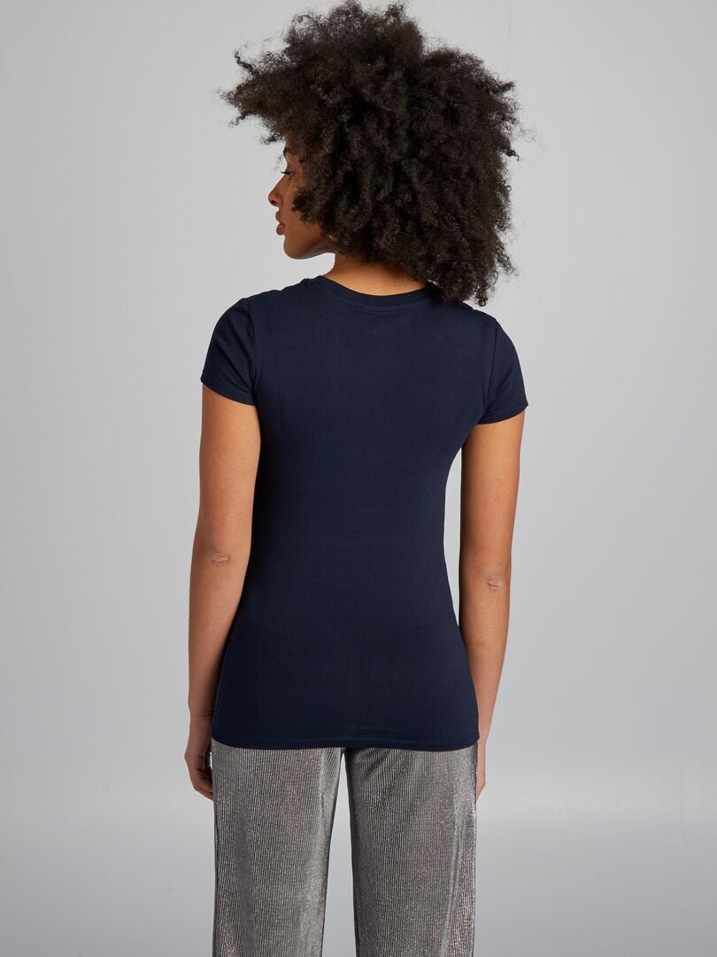 Zwangerschaps-T-shirt - blauw