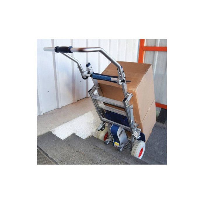 Carretilla eléctrica plegable STOCKMAN para subir escaleras, 170 kg - DMEG170