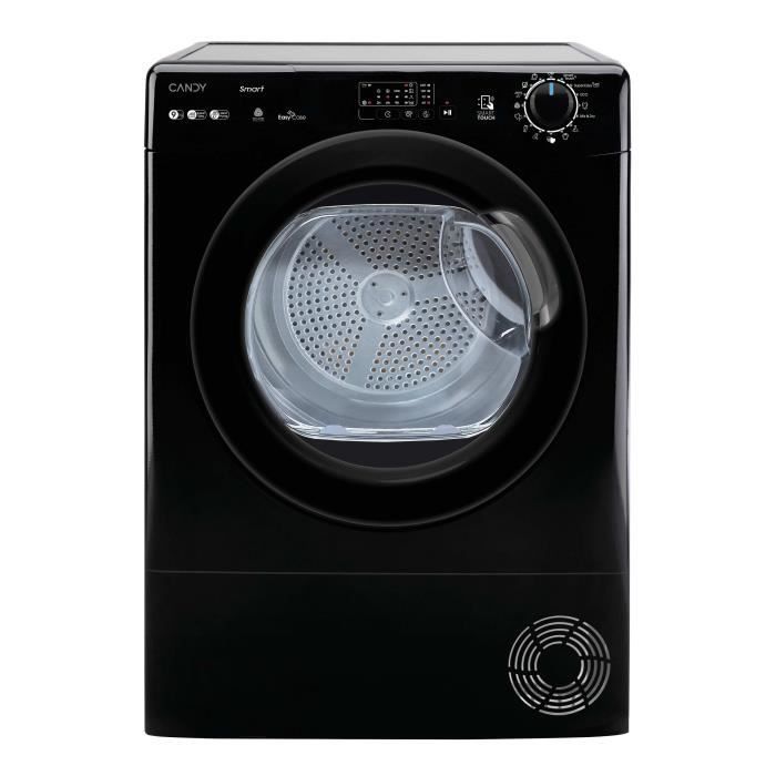Asciugatrice a pompa di calore intelligente CANDY CS EH9N2LBEB-S - 9 kg - Cestello EasyCase - Classe energetica D - Nera