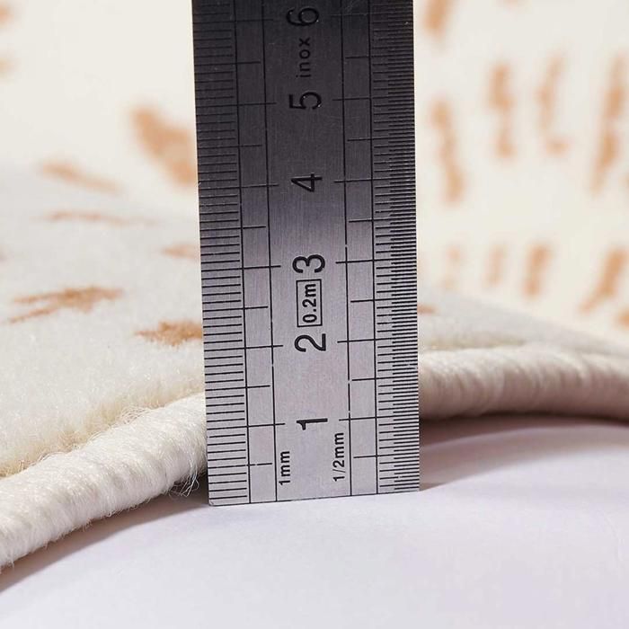 Tapete berbere 160x230 com padrão étnico tecido LYN1 ORIENVAG creme
