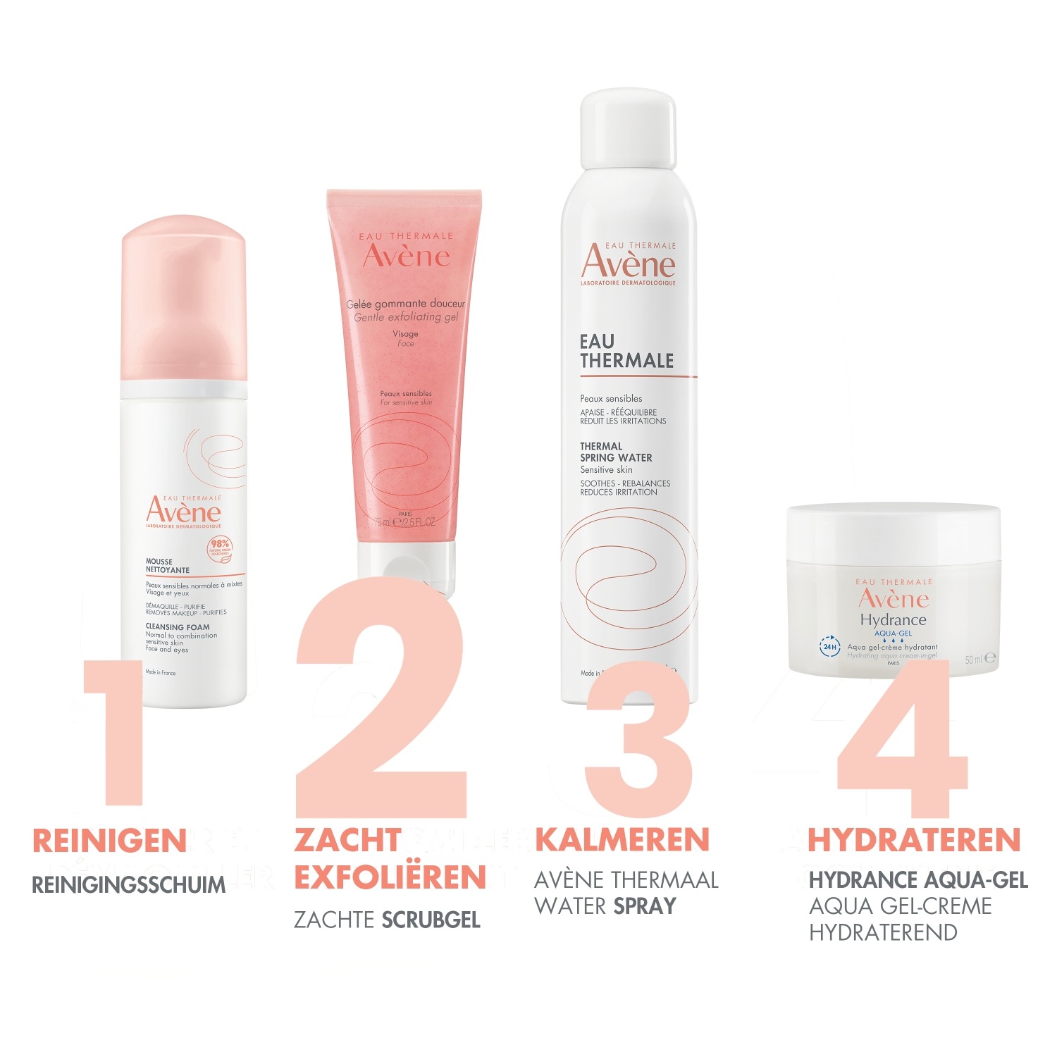 Jemný peelingový gél Avène Face Peeling Essentials – 75 ml