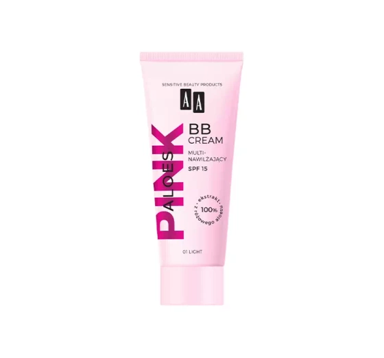 AA Pink Aloes multi-nawilżający krem BB SPF15 01 Light 30 ml