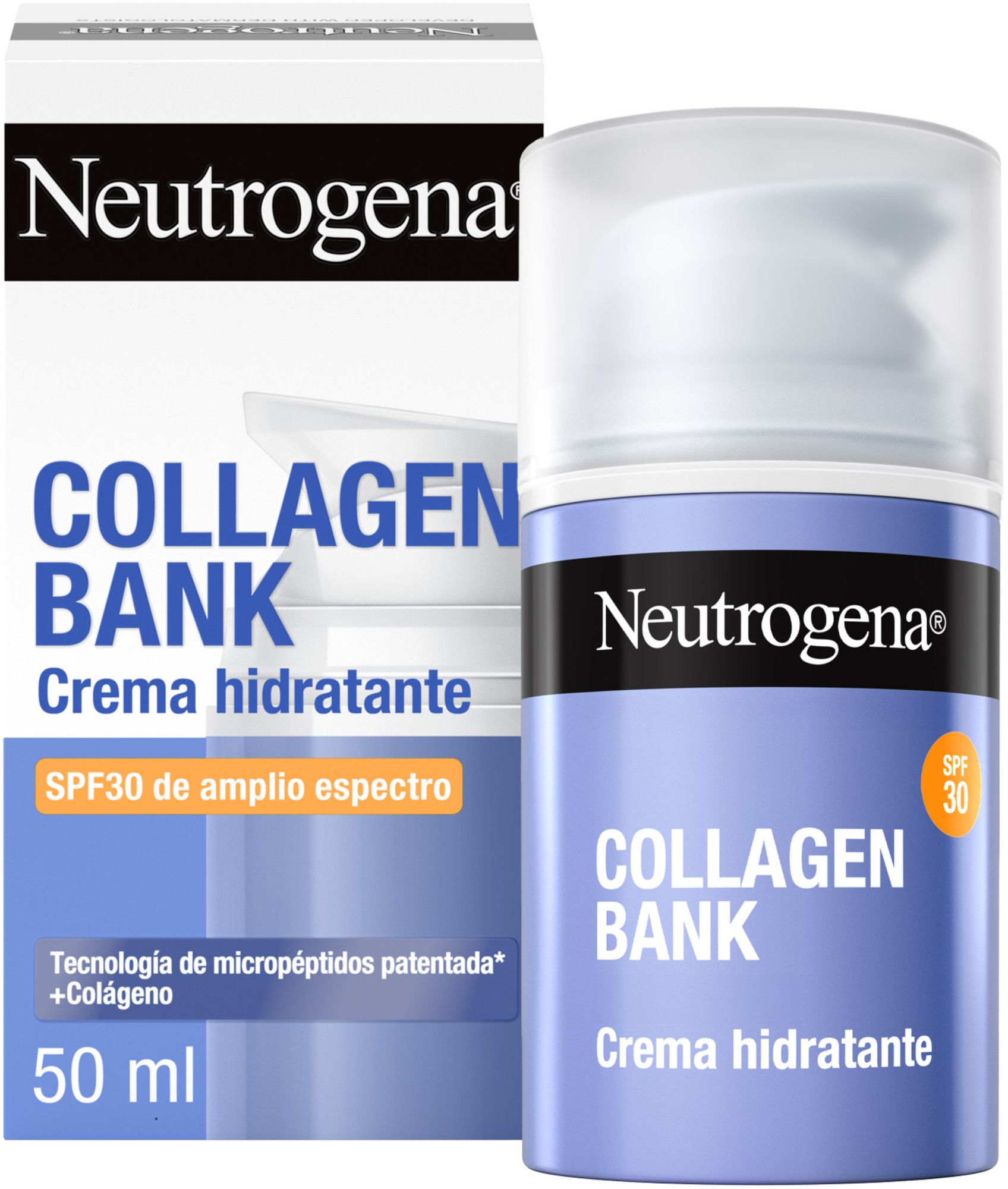 Hydratačný krém na tvár Collagen Bank SPF30 Kozmetika na tvár z lekárne