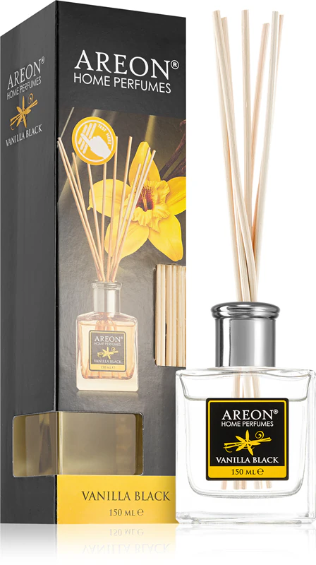 Difusor de fragrância Areon Home Perfume Vanilla Black com refil