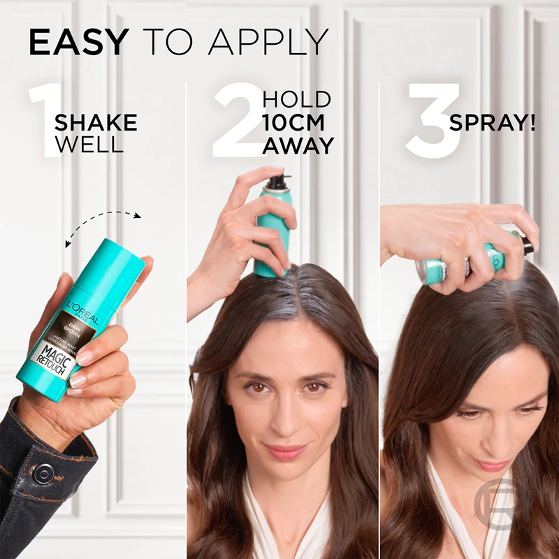 „L'Oréal Paris Magic Retouch“ purškiklis akimirksniu atauginantiems plaukams retušuoti