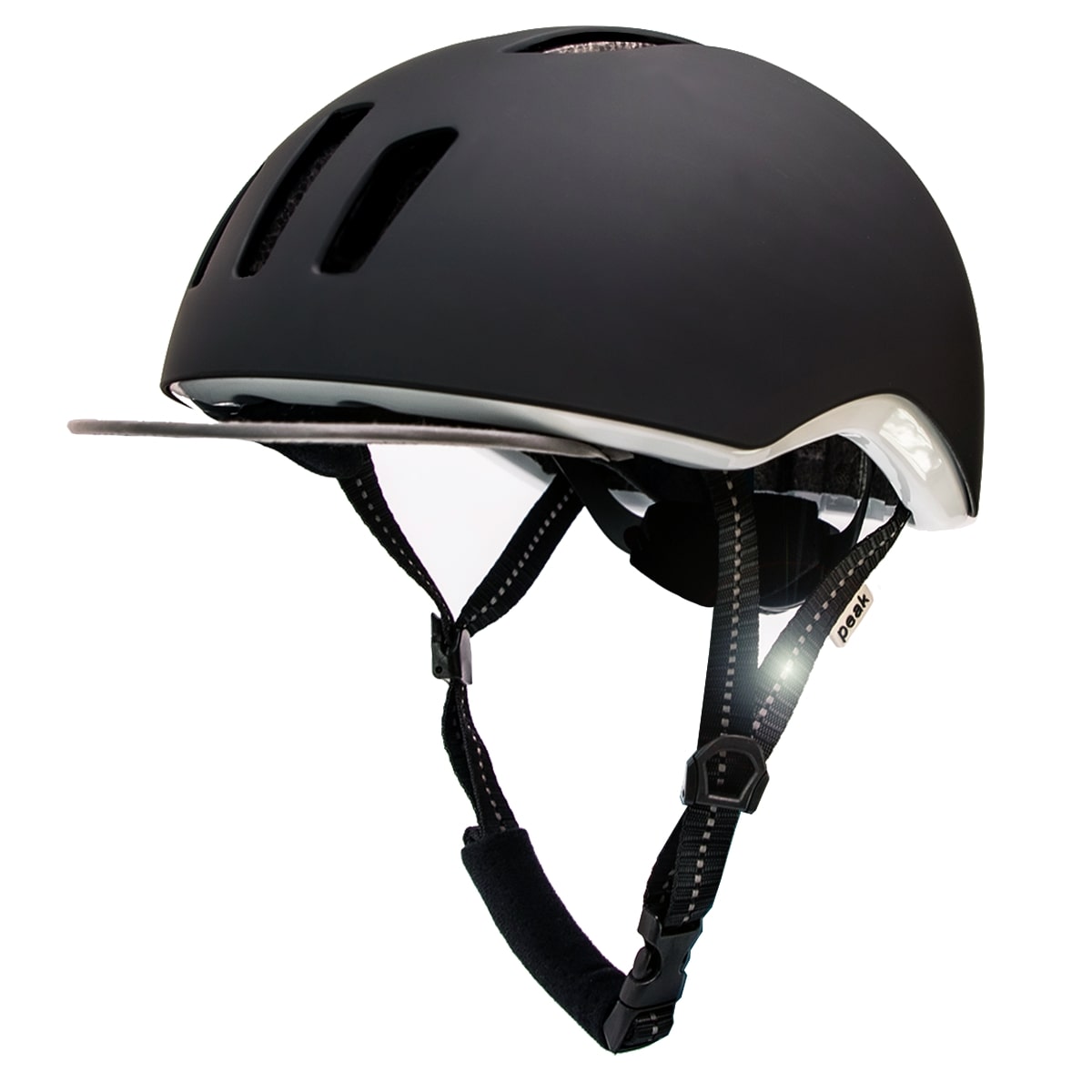 Casco De Ciudad Para Hombre Y Mujer |metro Negro 53-59cm | Crazy Safety |en 1078