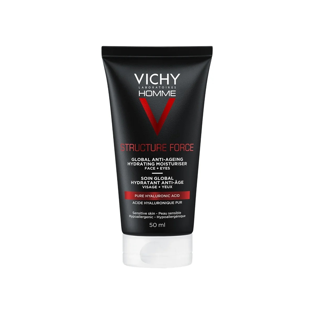 VICHY Vichy Homme Structure Force anti-rimpel hydraterende gezichtscrème voor mannen 50 ml