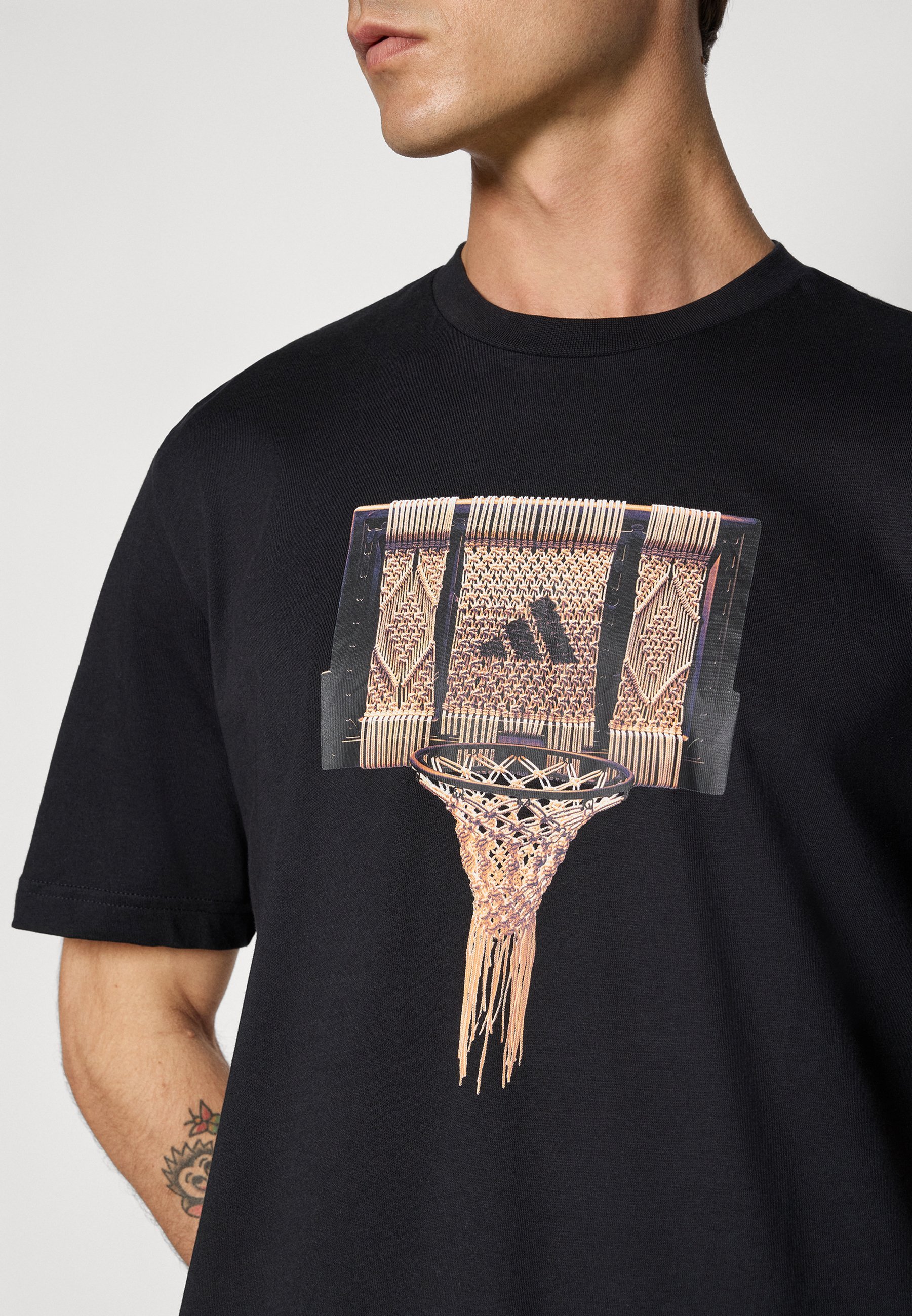 T-shirt adidas Performance SPOTLIGHT - Stampa - nera