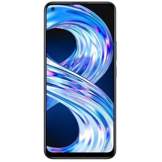 REALME 8 6GB+128GB Schwarz + kostenlose Silikonhülle