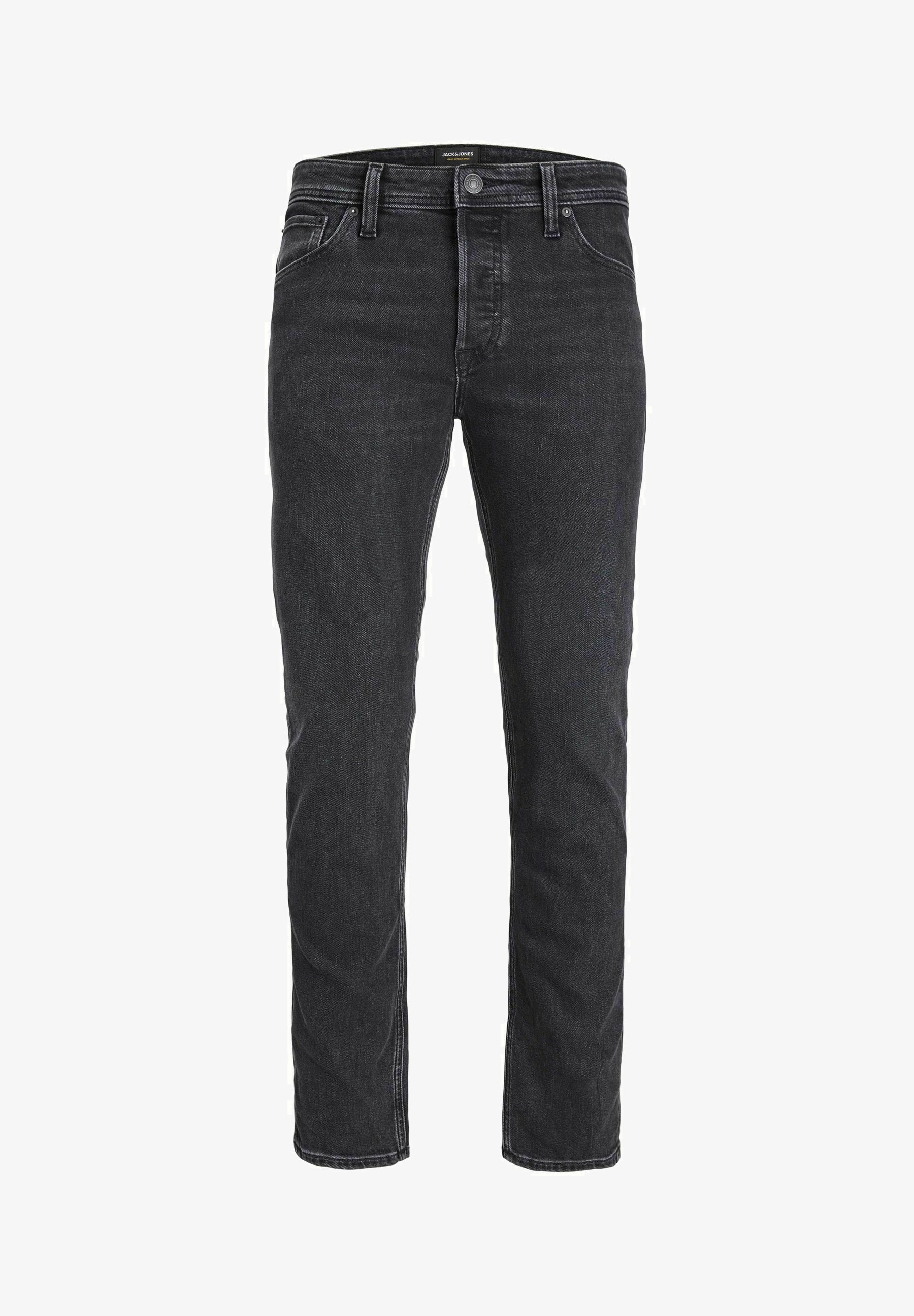 Jean Jack & Jones GRANDE TAILLE JJIMIKE JJORIGINAL AM 389 - Coupe fuselée - denim noir