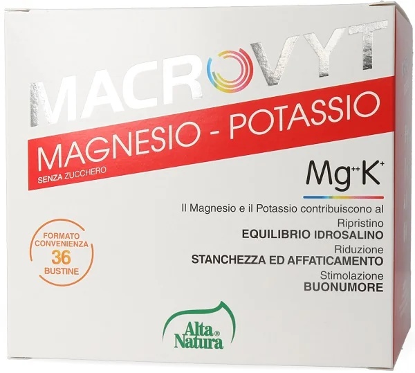 ALTA NATURA Macrovyt magnezij/kalij 36 vrećica