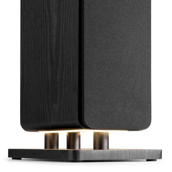 Audizio ARCO - Black 160W Hi-Fi BT Sound Tower - Active Floorstanding Speaker for Living Room, TV and Streaming