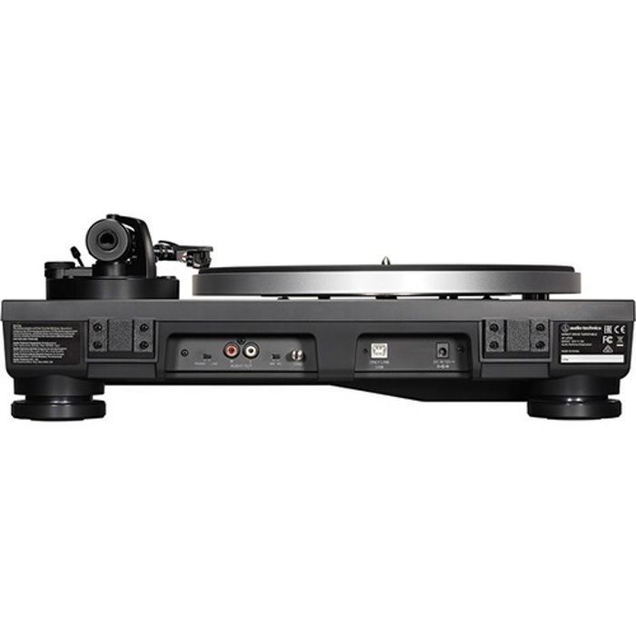 Audio-Technica AT-LP5X - Tocadiscos de tracción directa de 3 velocidades (33-45-78 rpm) con cápsula AT-VM95E y preamplificador.