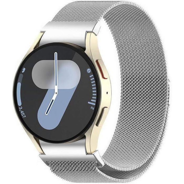 Bracelet Métal Magnétique Compatible avec Bracelet Samsung Galaxy Watch 6 SE 5 4 /4 Classic/6 Classic/5 Pro/FE