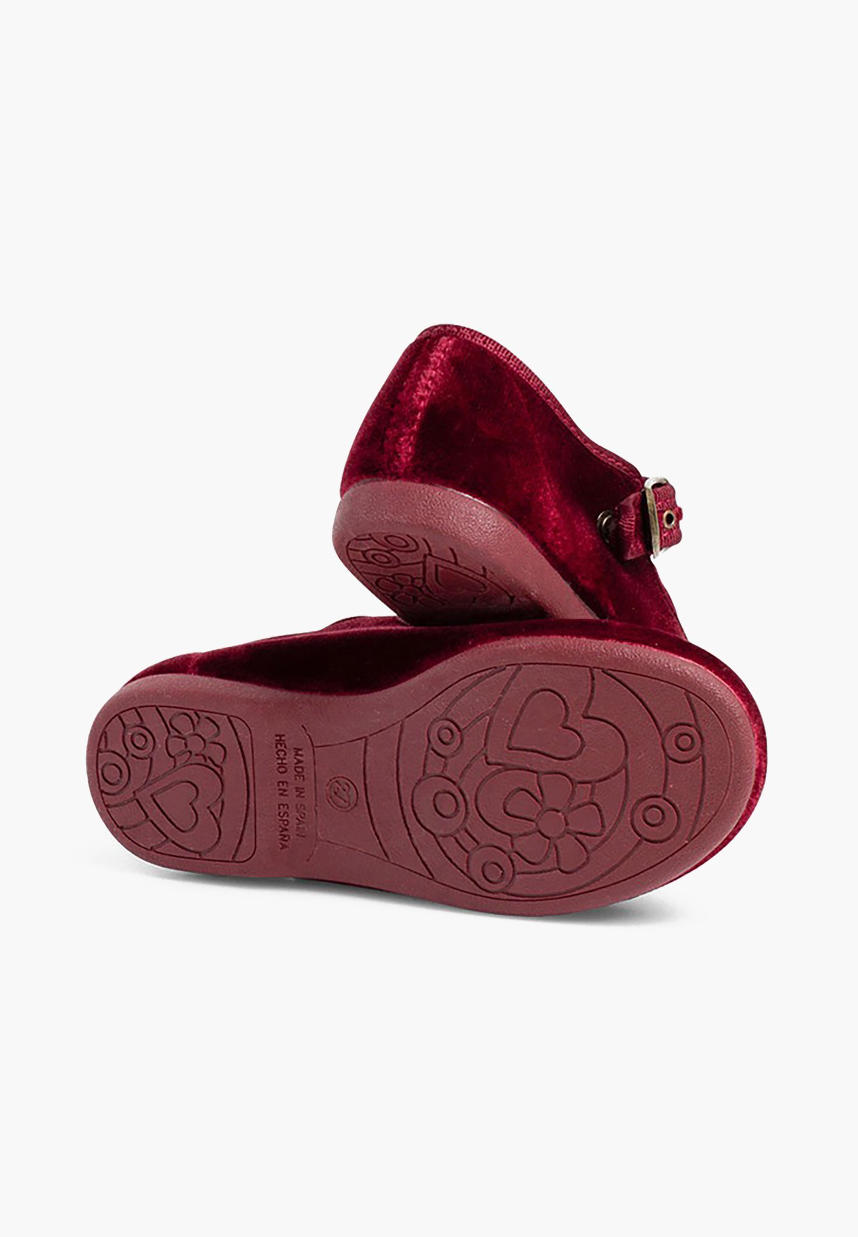 Pisamonas TERCIOPELO HEBILLA - Chaussons bébé - burdeos