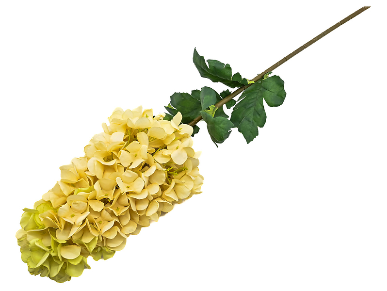 Hortensja gałązka 92 cm beżowa