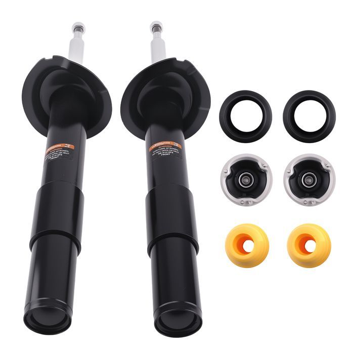 2x Servicekit voor schokdemperlagers voorzijde, geschikt voor BMW 5 E60 E61 2001-2010