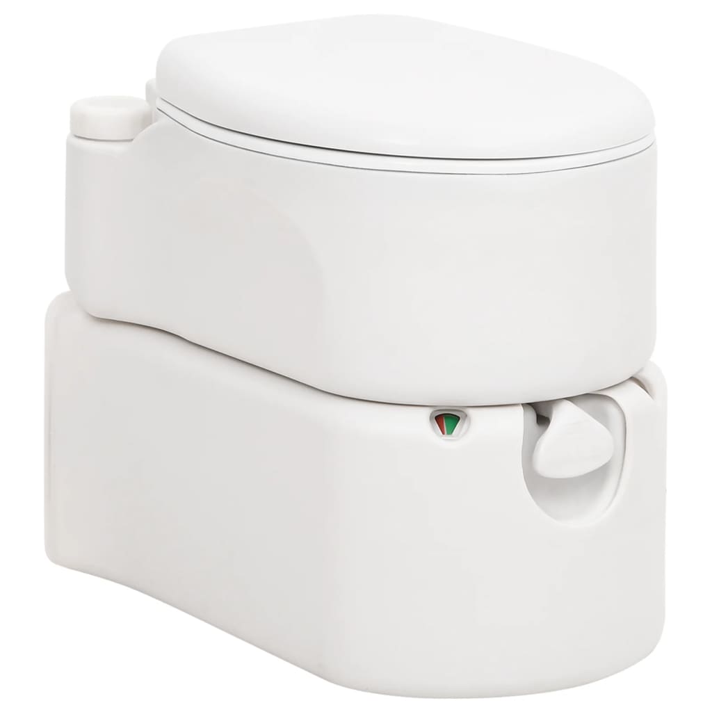  Toilettes de camping intégrées Vidaxl 24+17 L