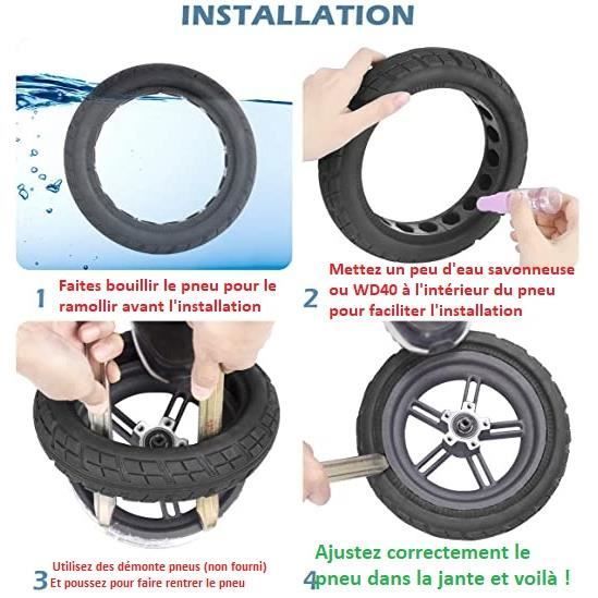 Pneumatico pieno antiforatura per monopattini elettrici Xiaomi M365 [TUTTI I MODELLI] Per monopattini elettrici Pro 1s Essential [1 pneumatico]