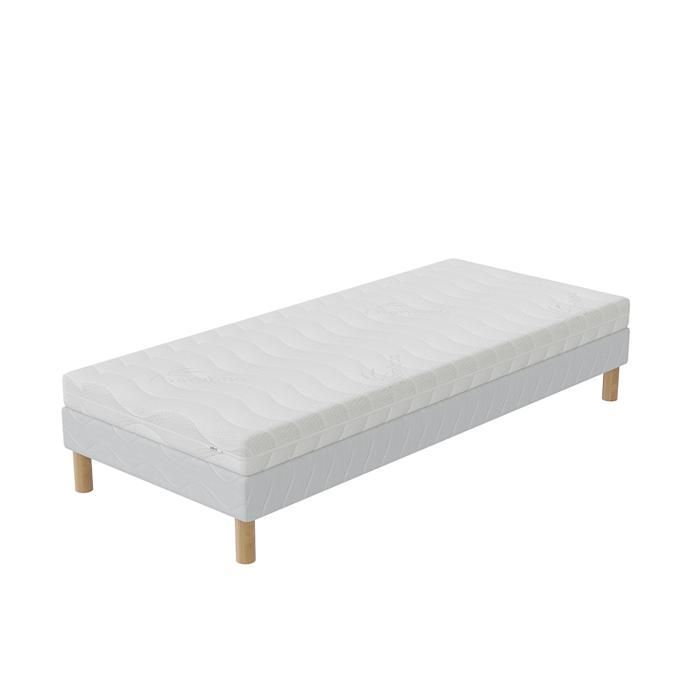 IZY Bed Base + Mattress Set 90x190 cm – Height 10 cm