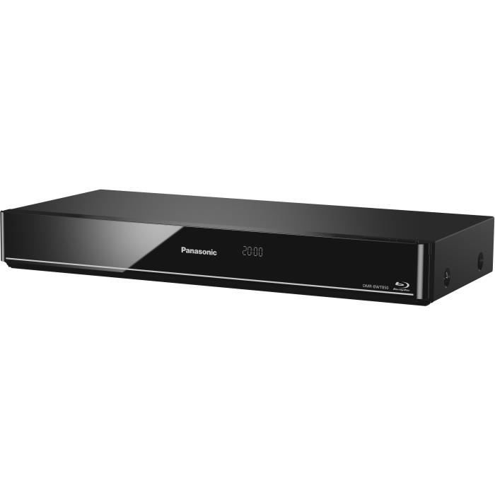Registratore e lettore Blu-ray Full HD 3D - PANASONIC DMR-BWT850 - Doppio sintonizzatore digitale terrestre HD - Disco rigido da 1 TB