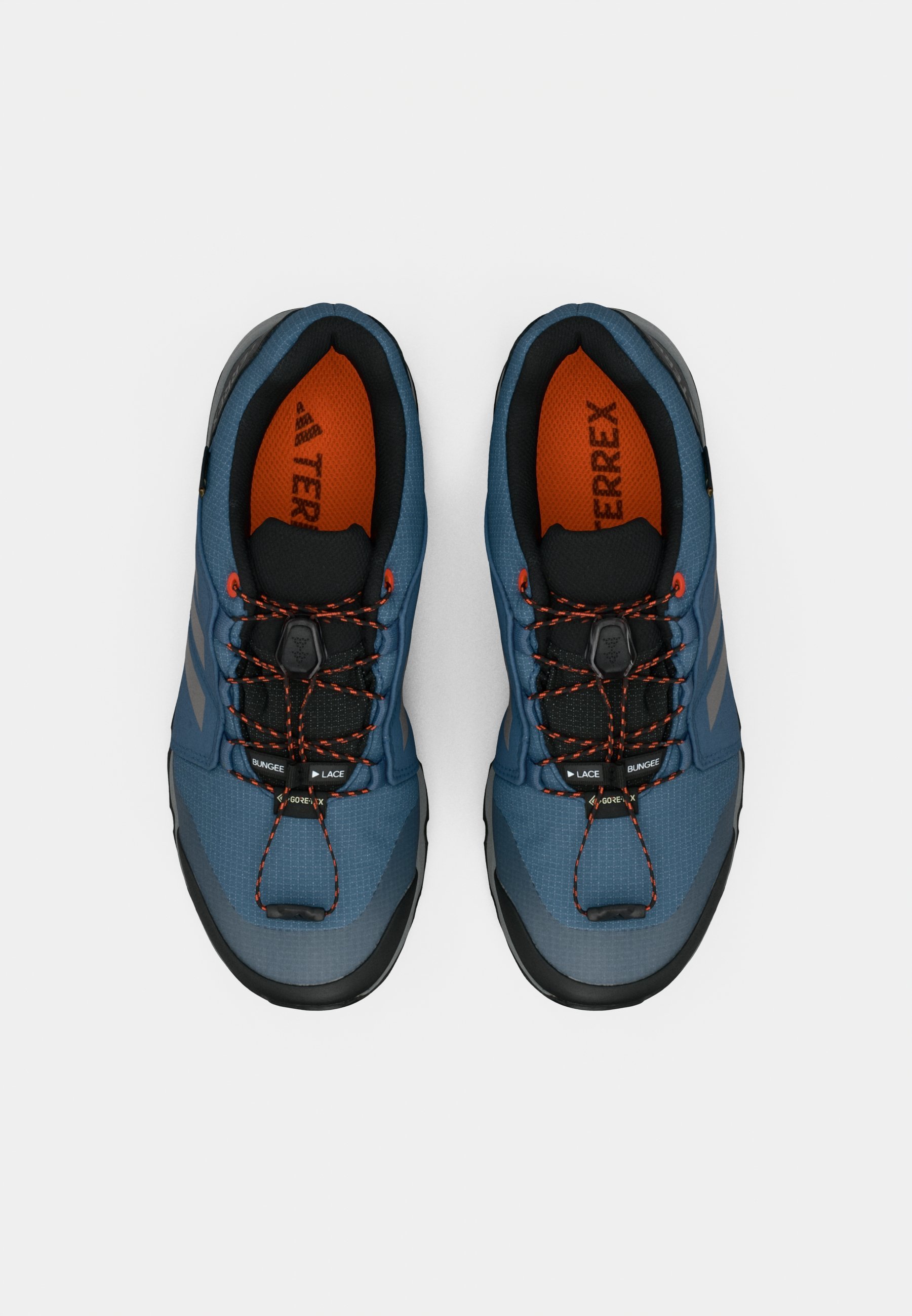 Adidas Terrex GTX UNISEX - Wanderschuhe - Stahl/Grau/Orange (semi-Impact)