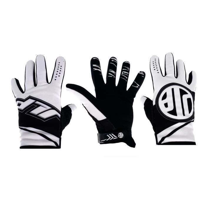 Guantes para niños de motocross, quad, bicicleta de montaña y BMX, blancos, talla infantil, VIP JLP Racing