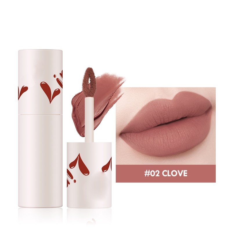 Matowa szminka Velvet, lekka szminka w płynie, kosmetyk, nieklejący się błyszczyk do ust, wodoodporny, długotrwały odcień ust, makijaż