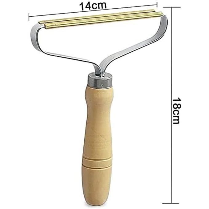 Rasoir Anti Bouloche - ZHUODIKE - Réutilisable - Cuivre Pur - Durable - Pour Vêtements et Tapis