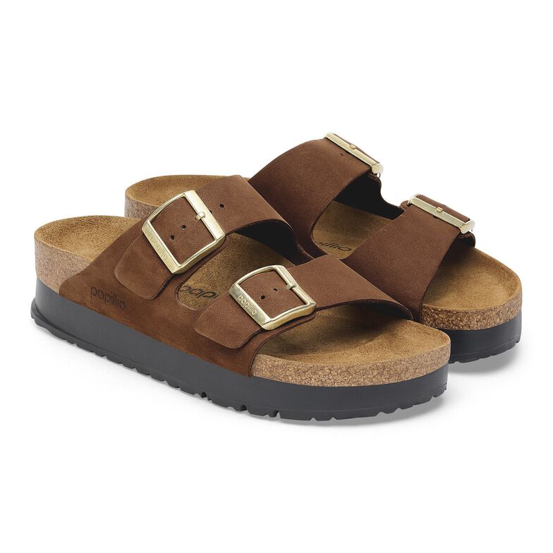 Arizona Flex Platform Pelle Nubuck - Dark Tea Dark Tea