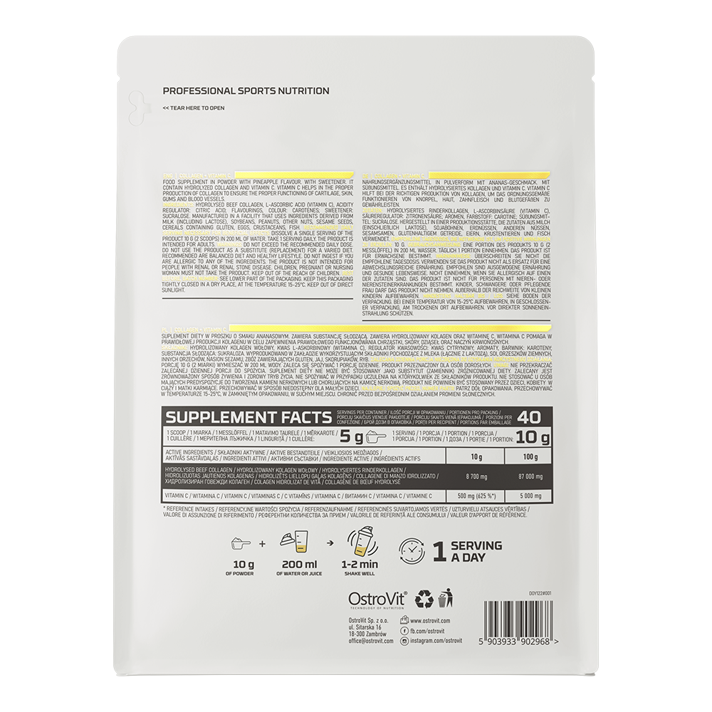 OstroVit kolagén + vitamín C