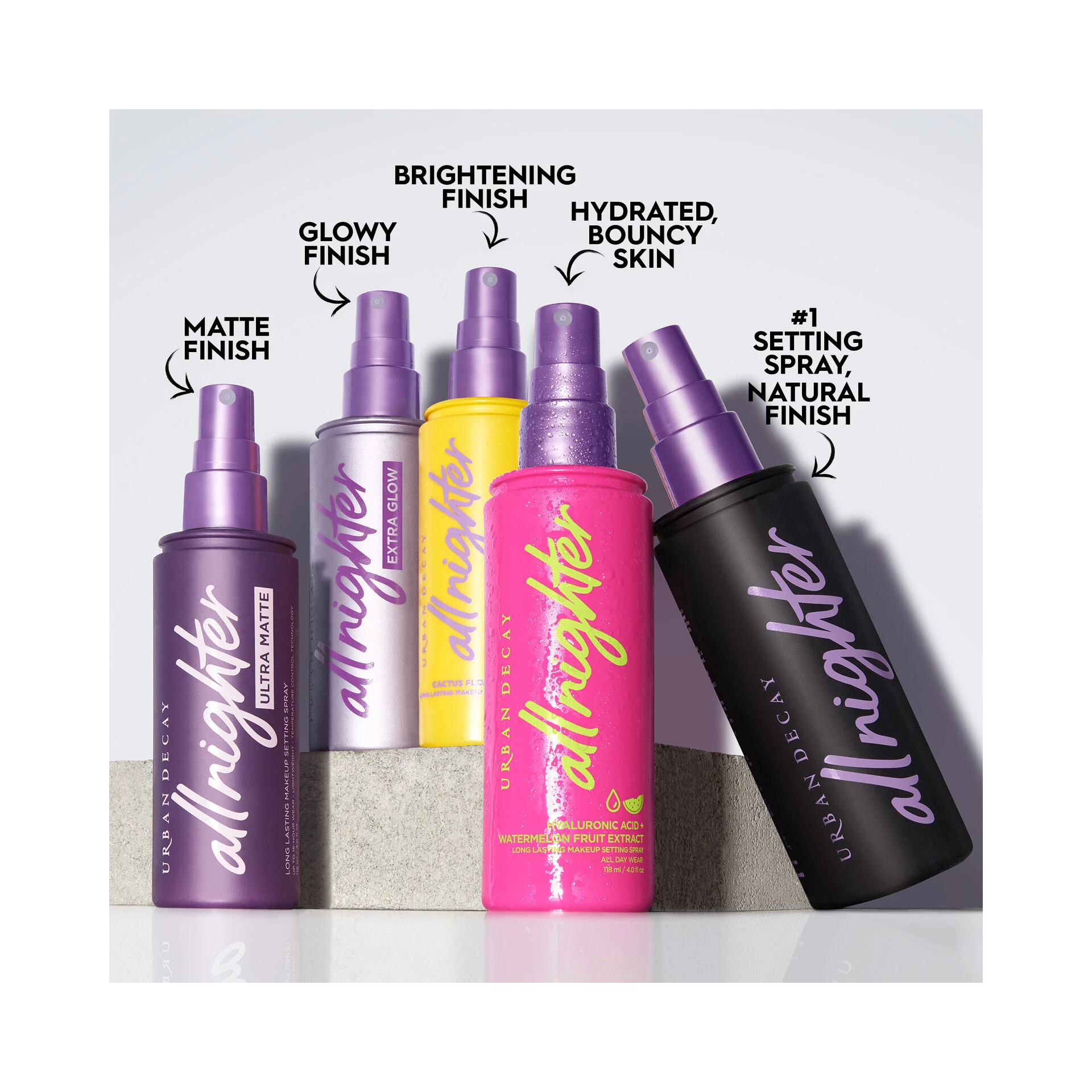 Spray fixator cu acid hialuronic All Nighter - Ediție limitată 118 ml - Urban Decay