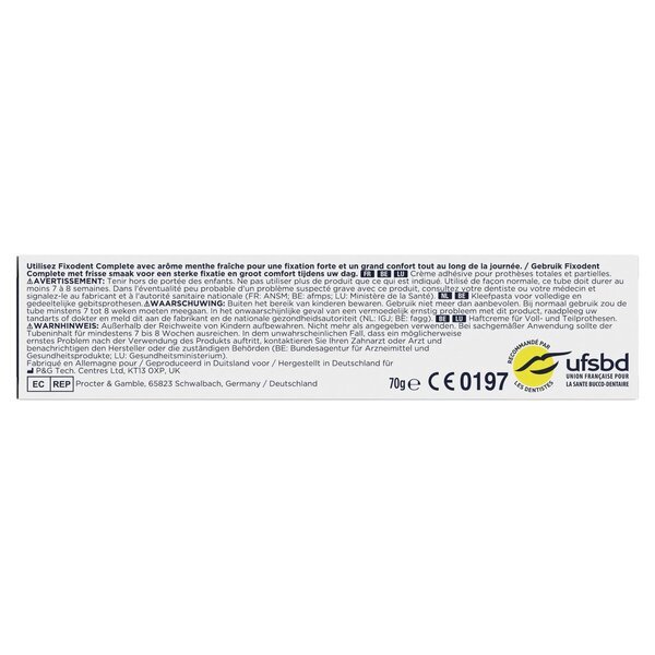 Fixodent Original lepilna pasta<br>Medicinski pripomoček - 70 g