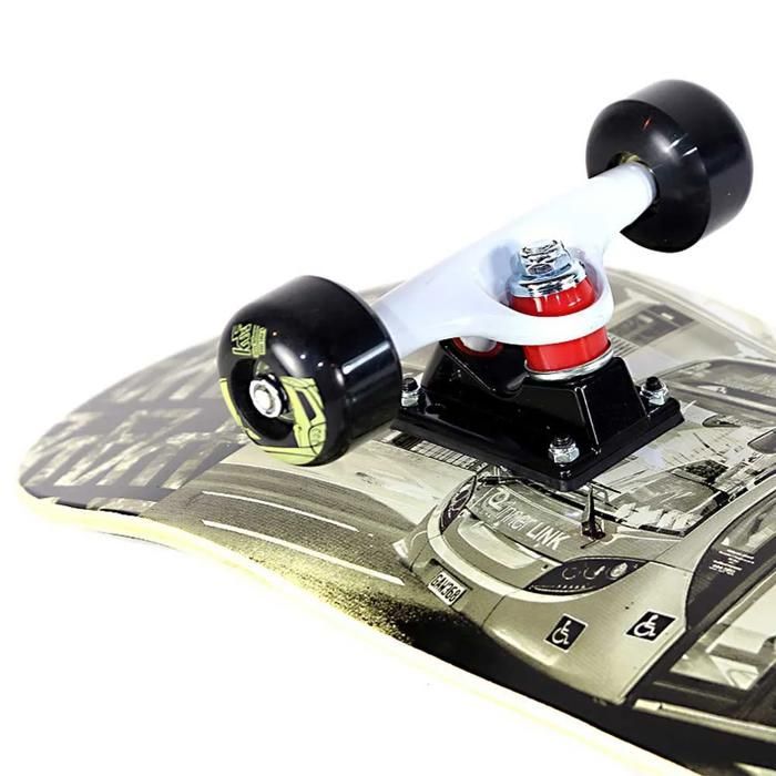 Skateboard - KRF - Bus Road - Multicolor - 32x8 mm - ABEC 9
