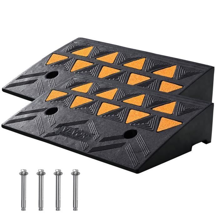 Rampa para acera - VEVOR - 50 x 32 x 11 cm Capacidad de carga 15t 19,5 kg para cruces de coches, bicicletas, patinetes y motocicletas