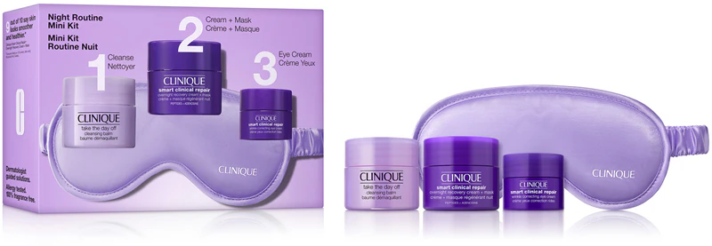 Clinique Mini Kit Nachtroutine Cadeauset