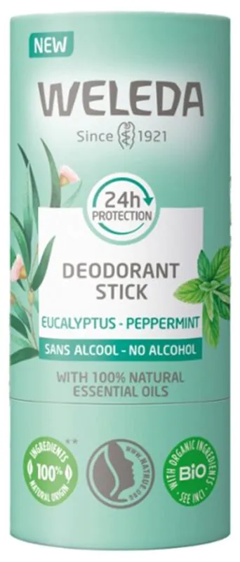 Weleda Eukaliptus Mięta Pieprzowa Dezodorant w sztyfcie