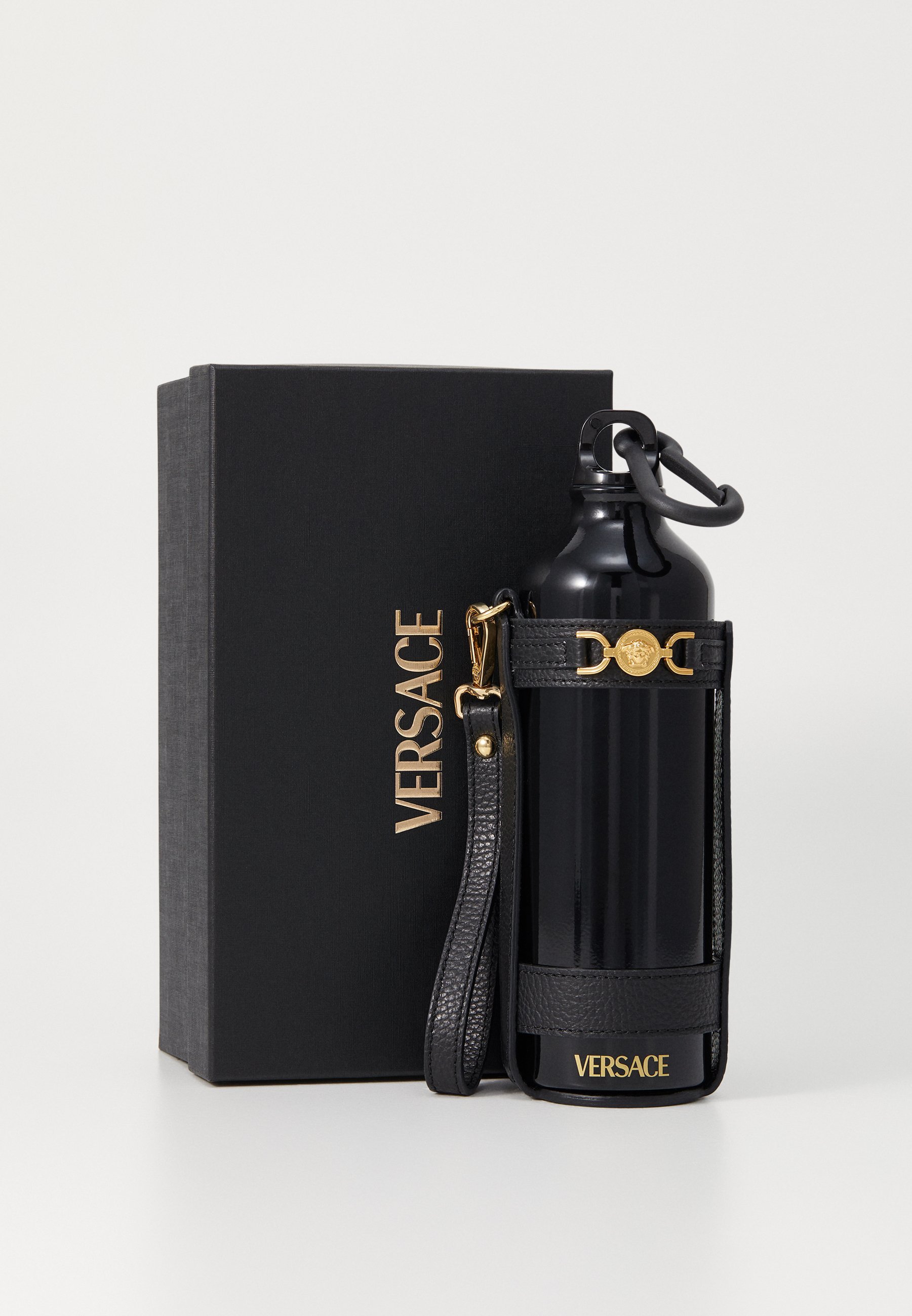 Versace WATER BOTTLE WITH CONTAINER MEDUSA 95 SET - Láhev na pití - černá
