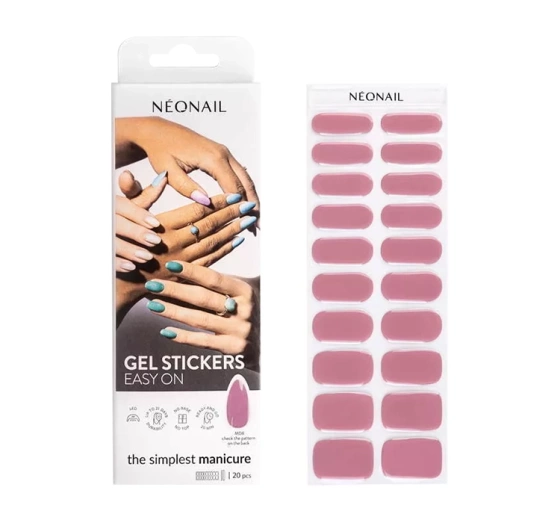 Neonail Hybryda w naklejkach M08