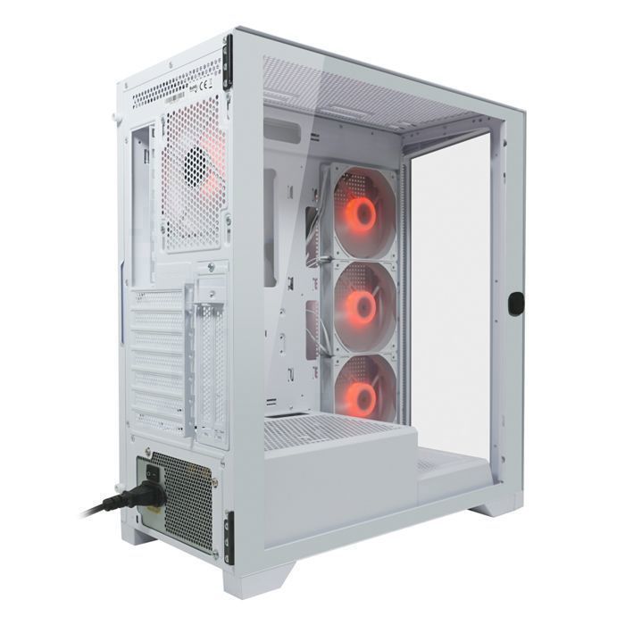 Gabinete para PC Gamer - LC-Power - Gaming 806W - ARGB - Compatível com ATX - Vidro temperado - USB-C