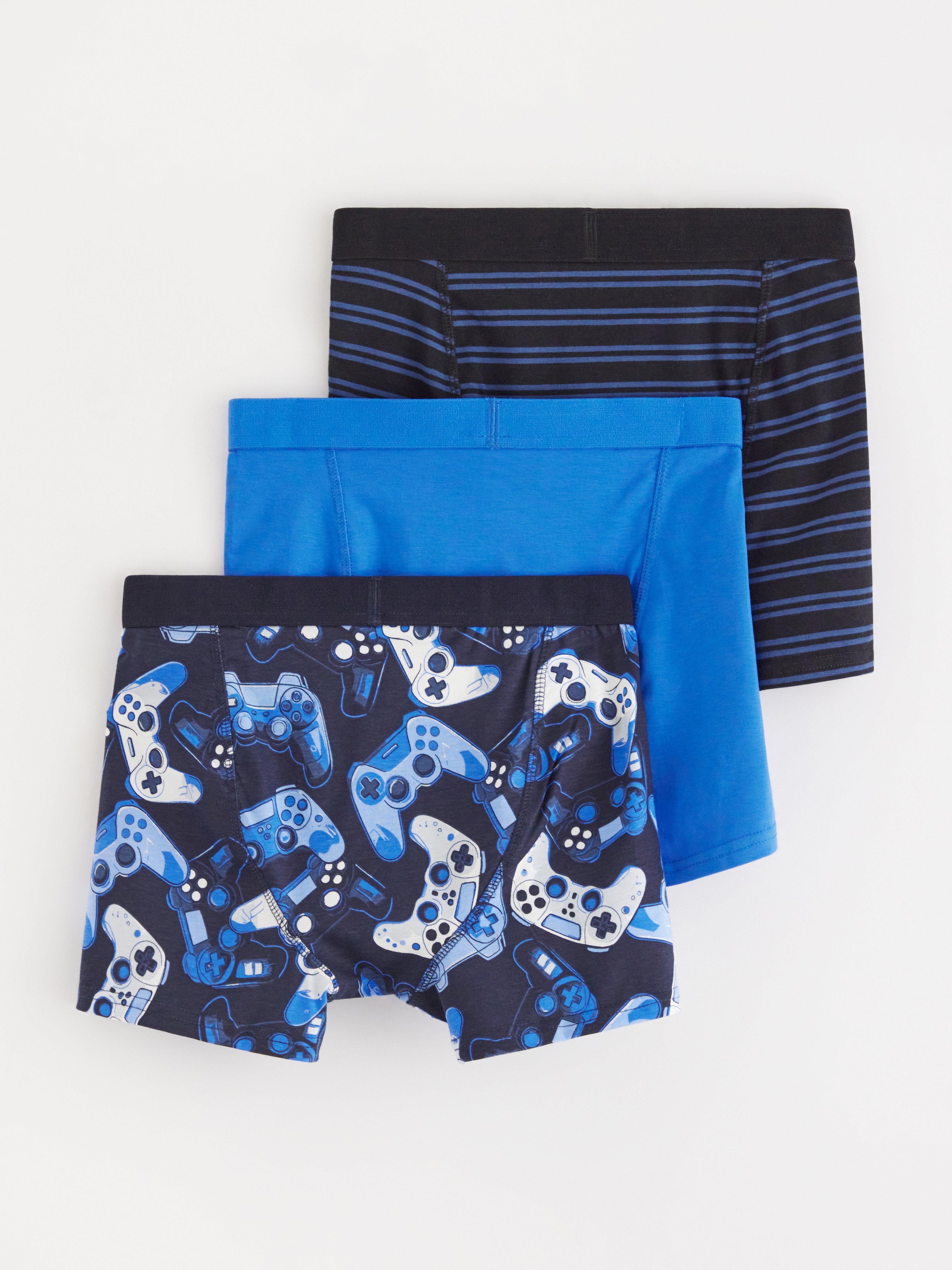 3-pak boxershorts Mørk Marineblå