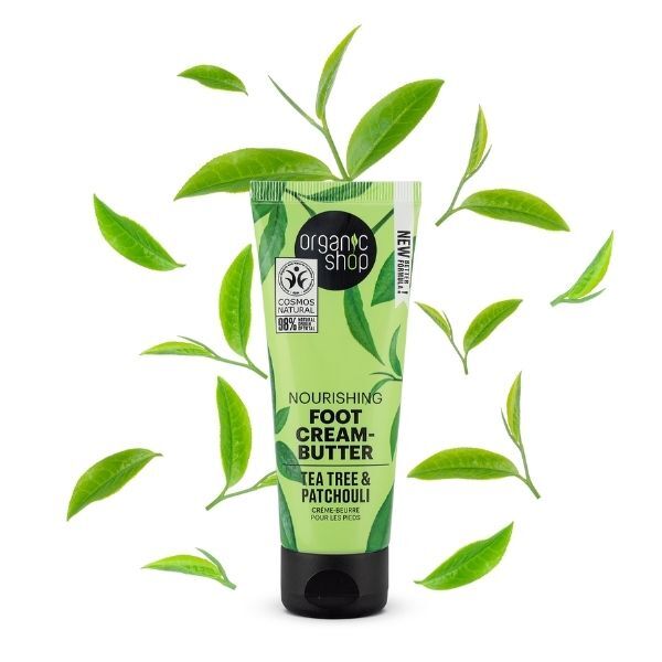 Výživný krém na nohy s čajovníkem a pačuli Organic Shop 75ml