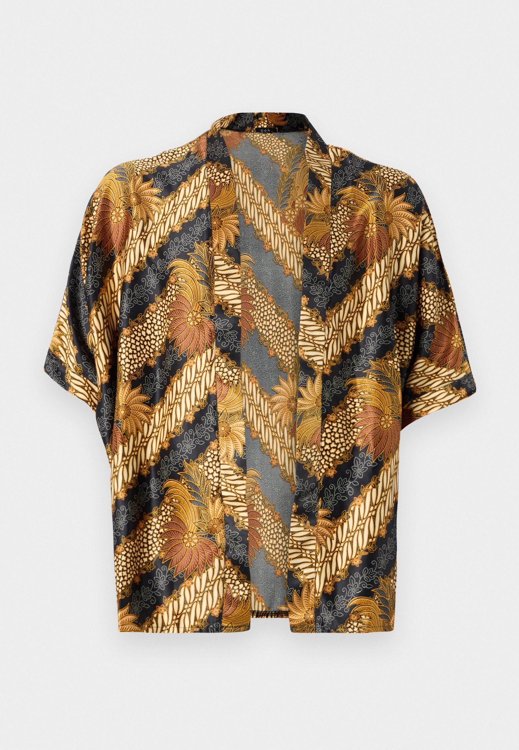 Origin Of Hearts JUNO KIMONO UNISEXE - Chemise - noir cuivré