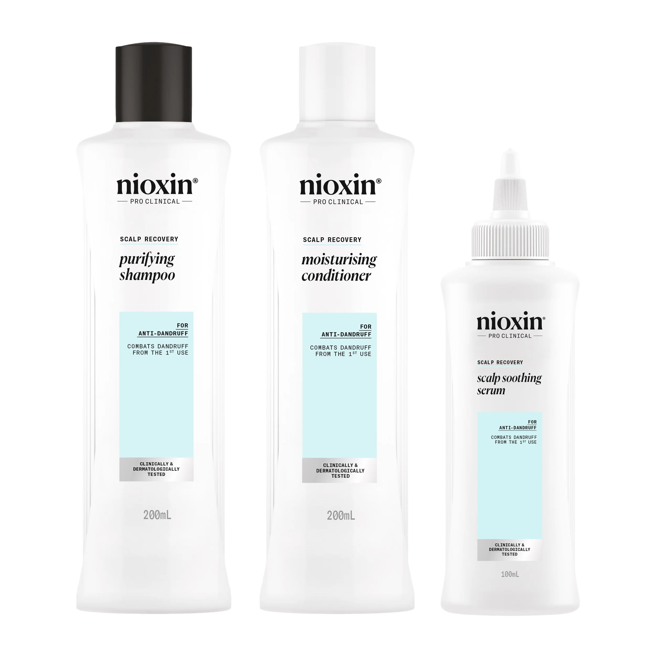 Cura dei Capelli Scalp Recovery Kit Trifasico - Cofanetti per Capelli, Trattamento Antiforfora