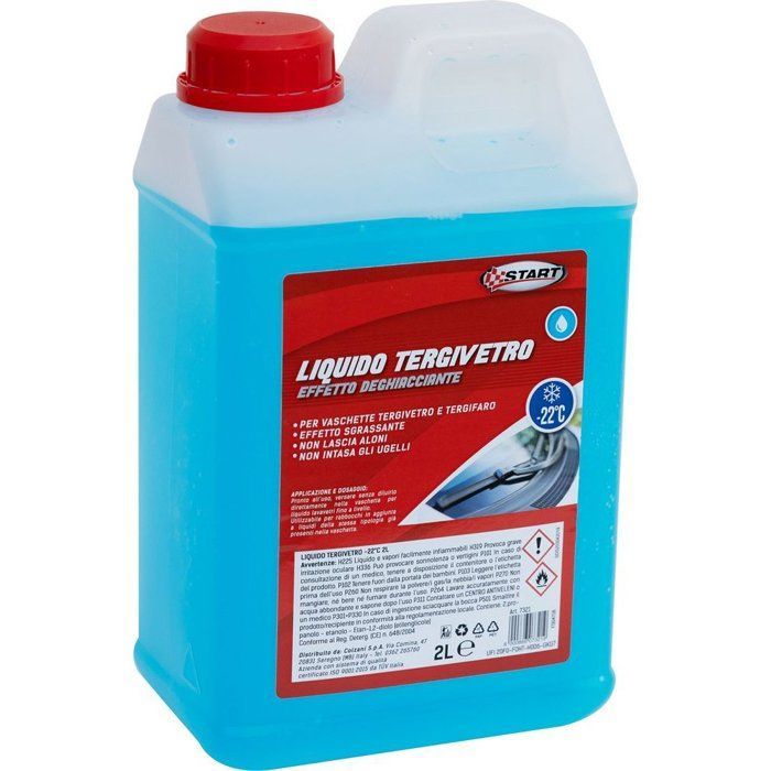 Líquido limpiaparabrisas Start, líquido limpiaparabrisas con efecto antihielo -22°C, 2L