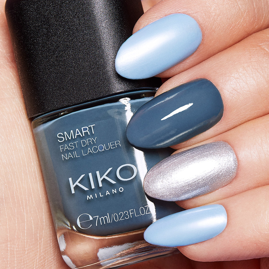 Smart Nagellack 79 Denim Grau Blau