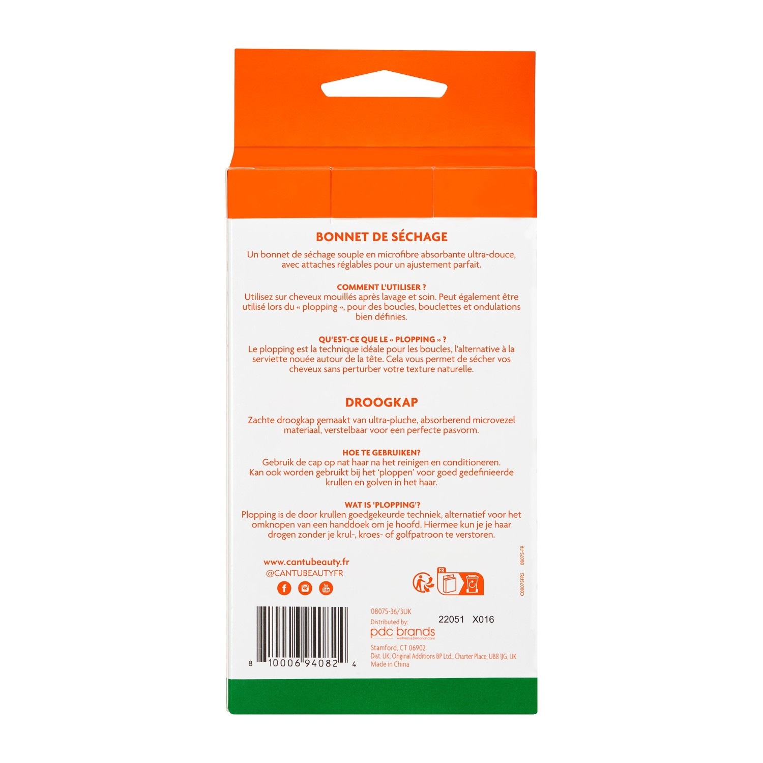 Cantu Bonnet de séchage en microfibre